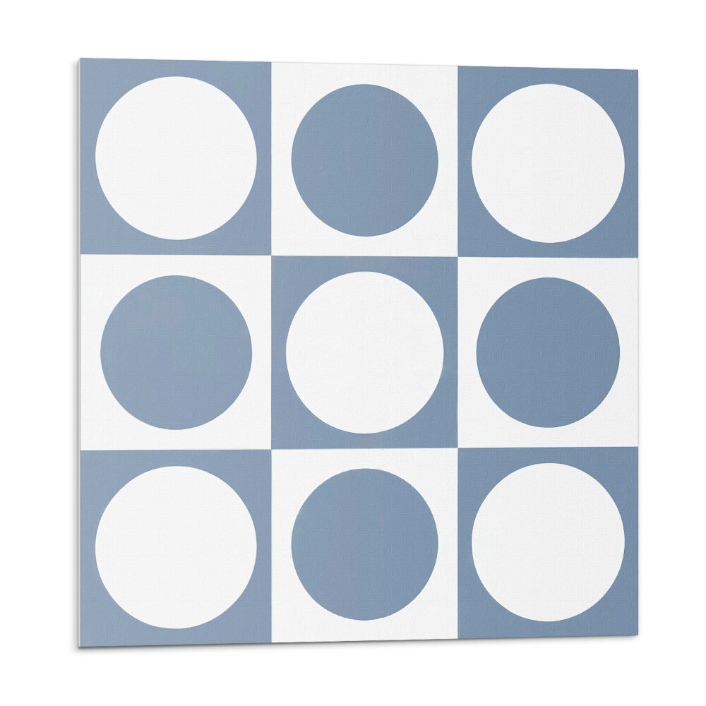 Nástěnný panel Kulaté vzory v mřížkové kompozici