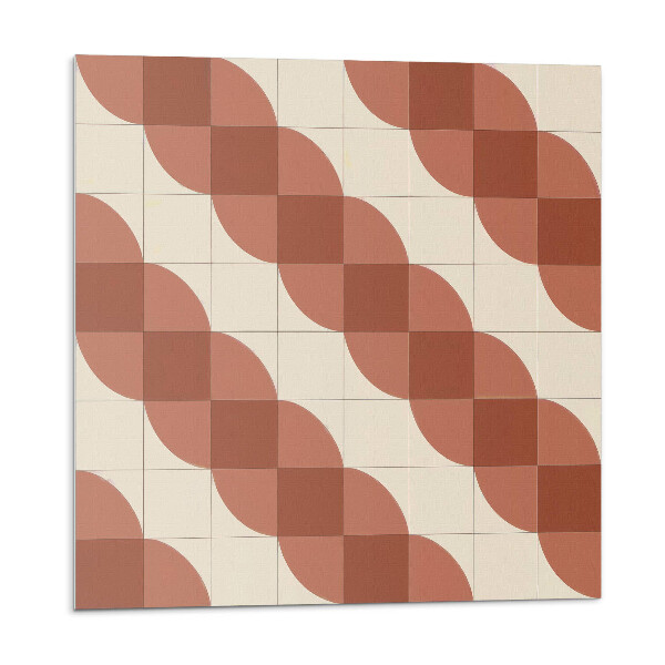 Panel na zeď Geometrický vlnitý vzor