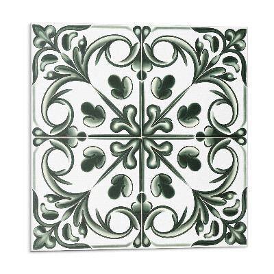 Nástěnný panel Rostlinný vzor ve formě dlaždice