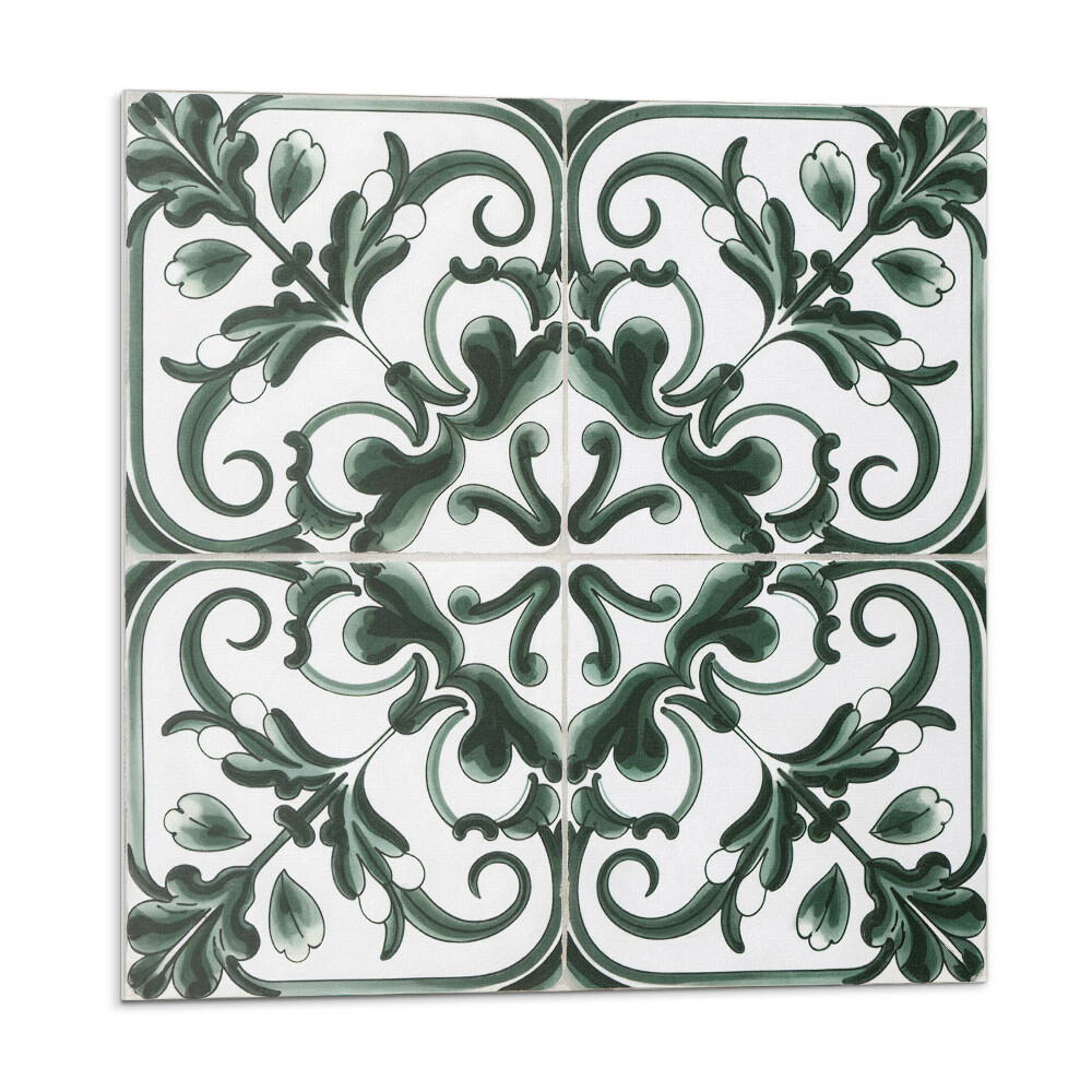 Nástěnný panel Geometrický styl rostlin čtverce