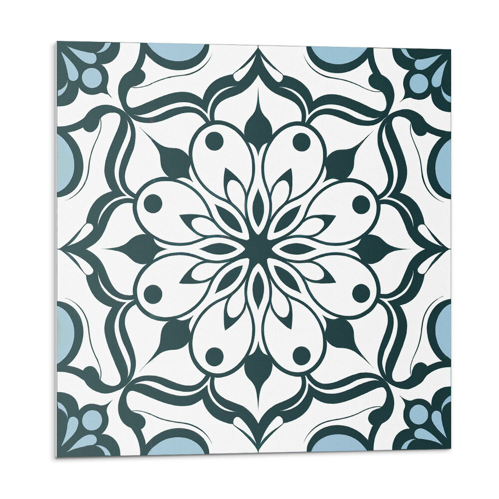 Obkladový panel Květinová mandala v barvách přírody