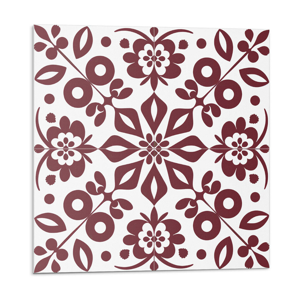 Obkladový panel Květinový motiv se zelenými listy