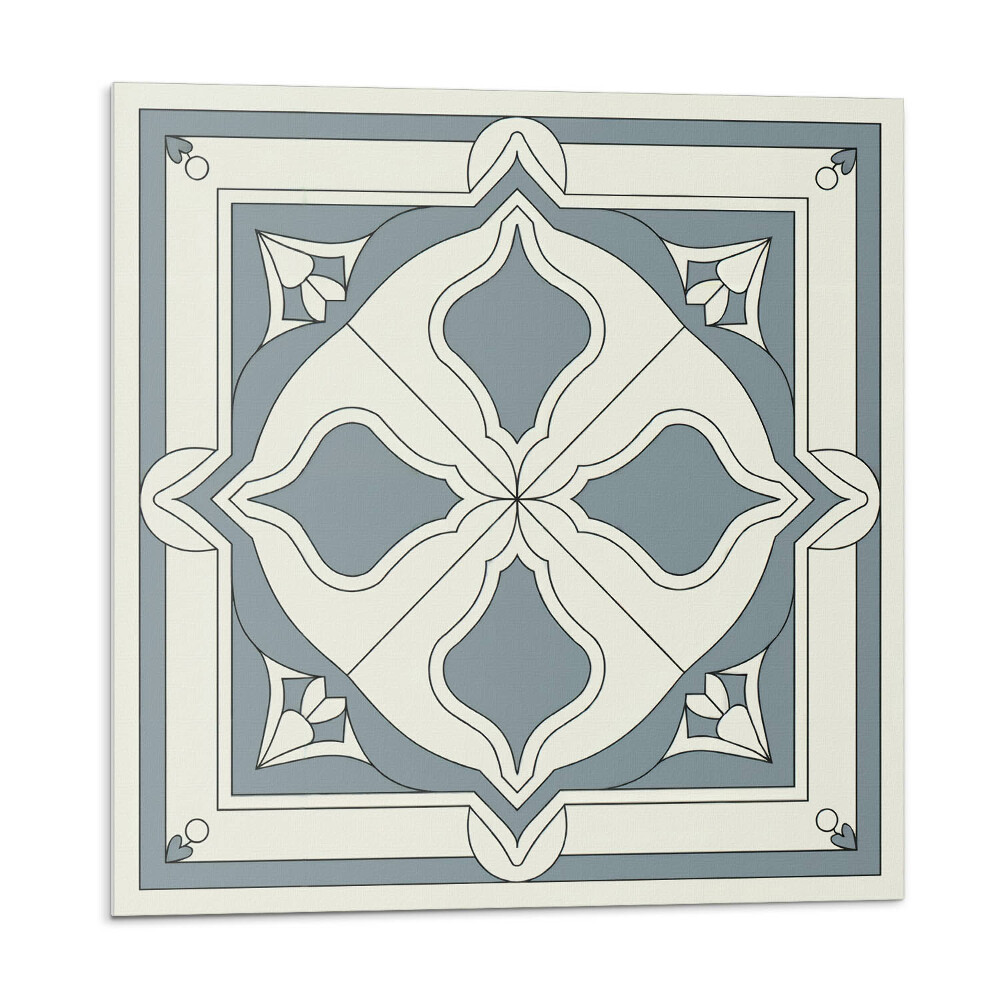 Obkladový panel Květinový motiv na keramice