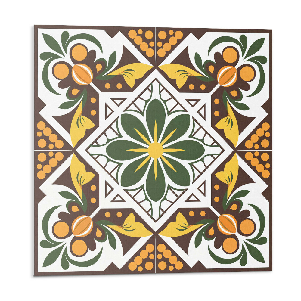 Panel na zeď Rostlinný motiv s květinami