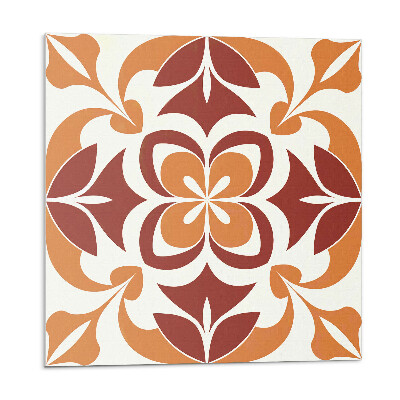 Nástěnný panel Květinový motiv se zelenými listy