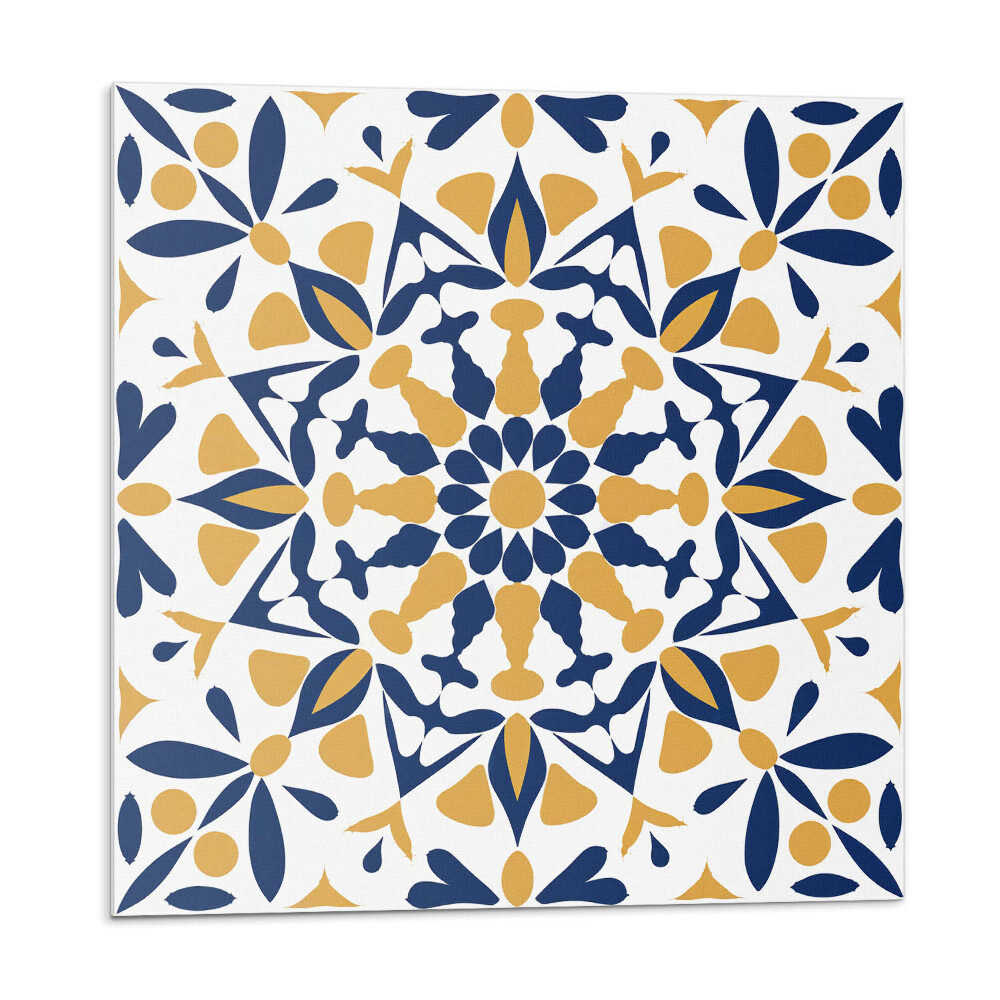 Nástěnný panel Květinová harmonie v symetrii