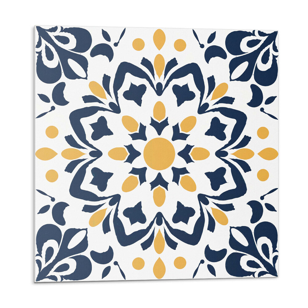 Obkladový panel Květinová mandala v uměleckém stylu