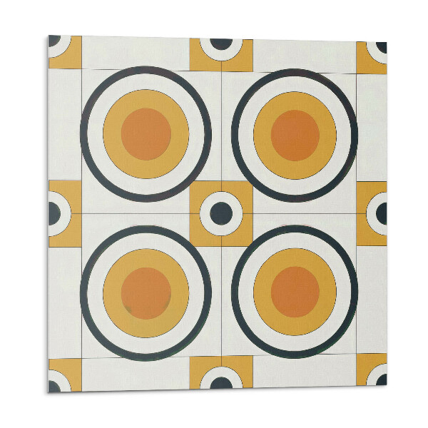 Obkladový panel Vzor kruhů a čtverců v geometrii