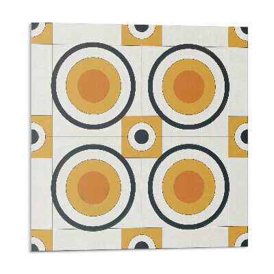 Obkladový panel Vzor kruhů a čtverců v geometrii