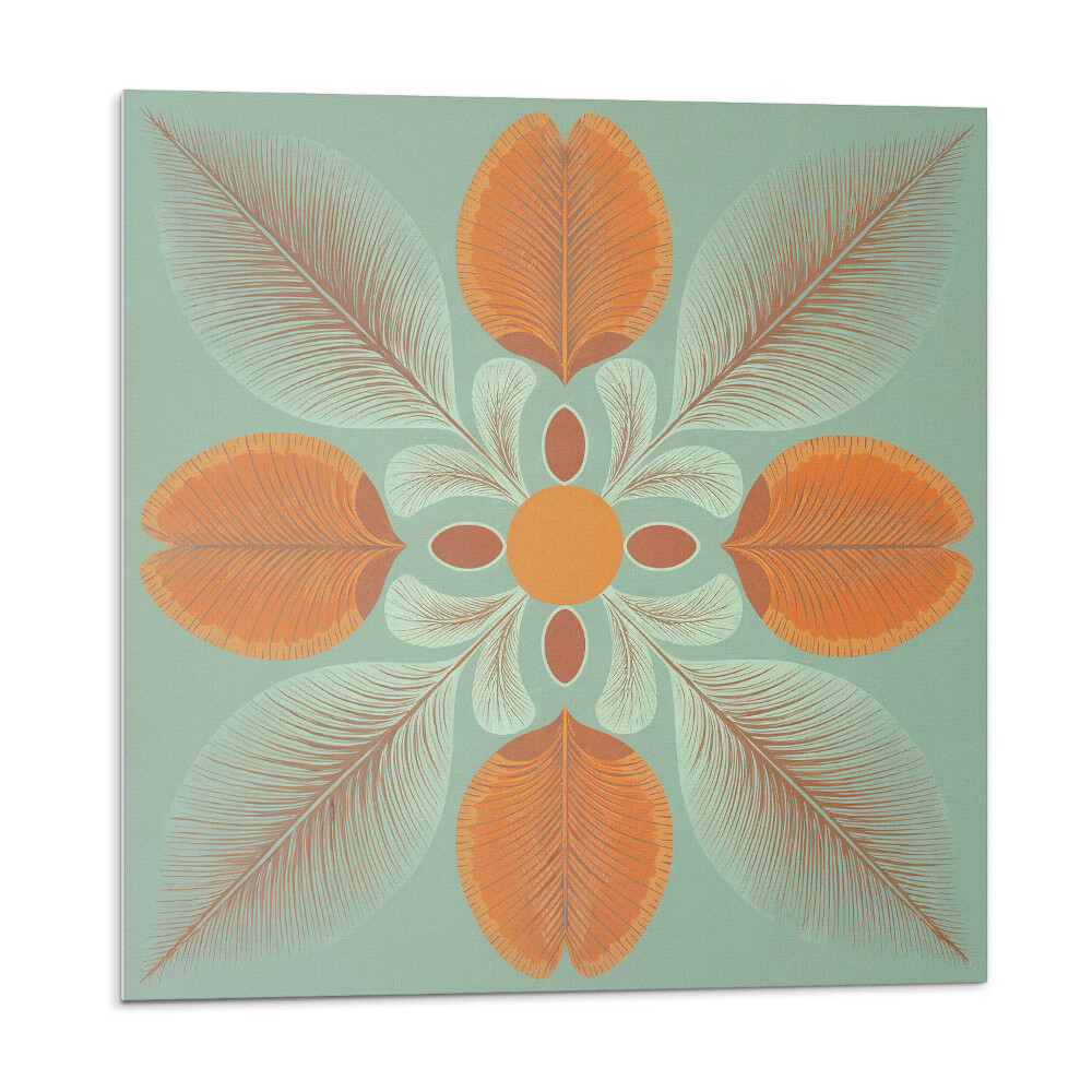 Nástěnný panel Květinový motiv s listy