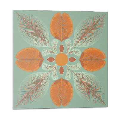 Nástěnný panel Květinový motiv s listy