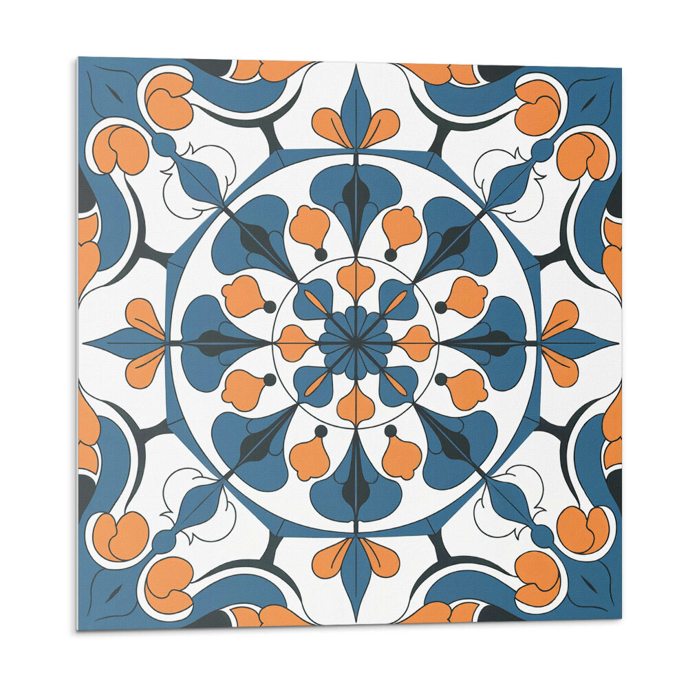 Obkladový panel Květinová mandala v etnickém stylu