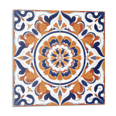 Panel na zeď Květinový motiv v kruhu