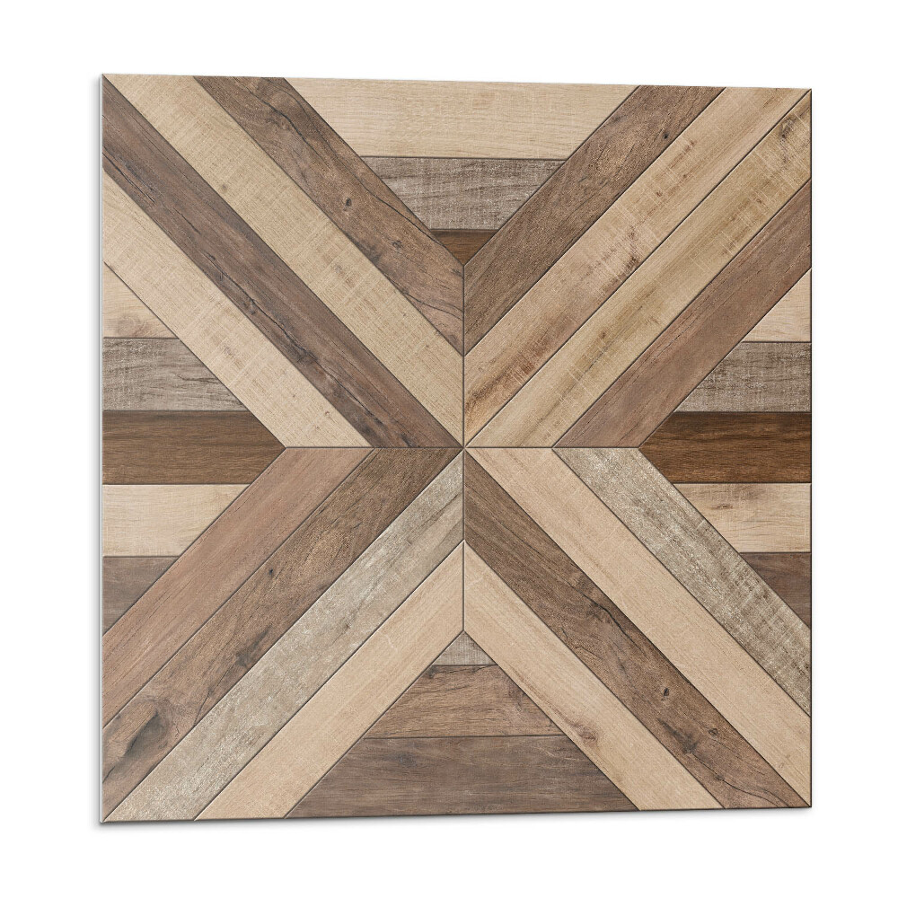 Obkladový panel Dřevěné panely v abstraktním stylu