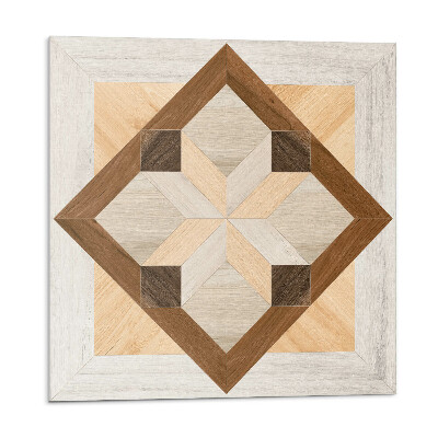 Panel na zeď Tvary v geometrickém čtverci