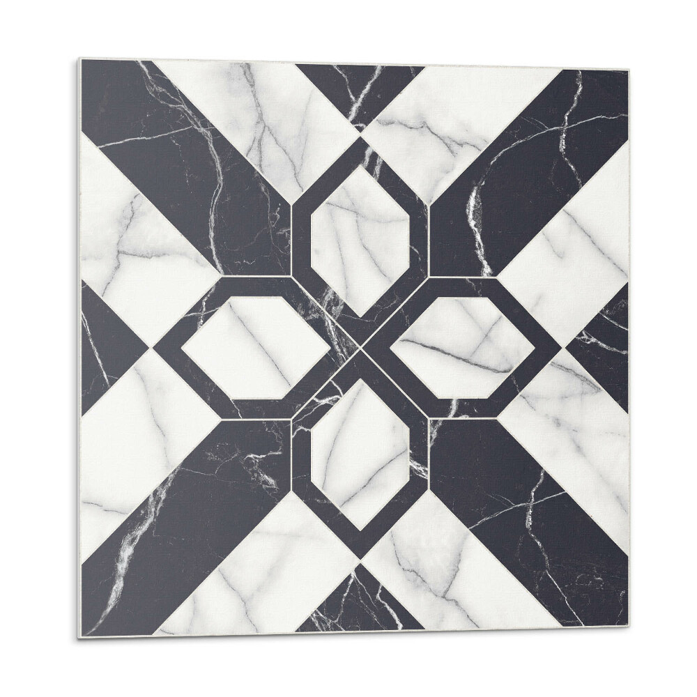 Panel na zeď Mramorový vzor v geometrických tvarech