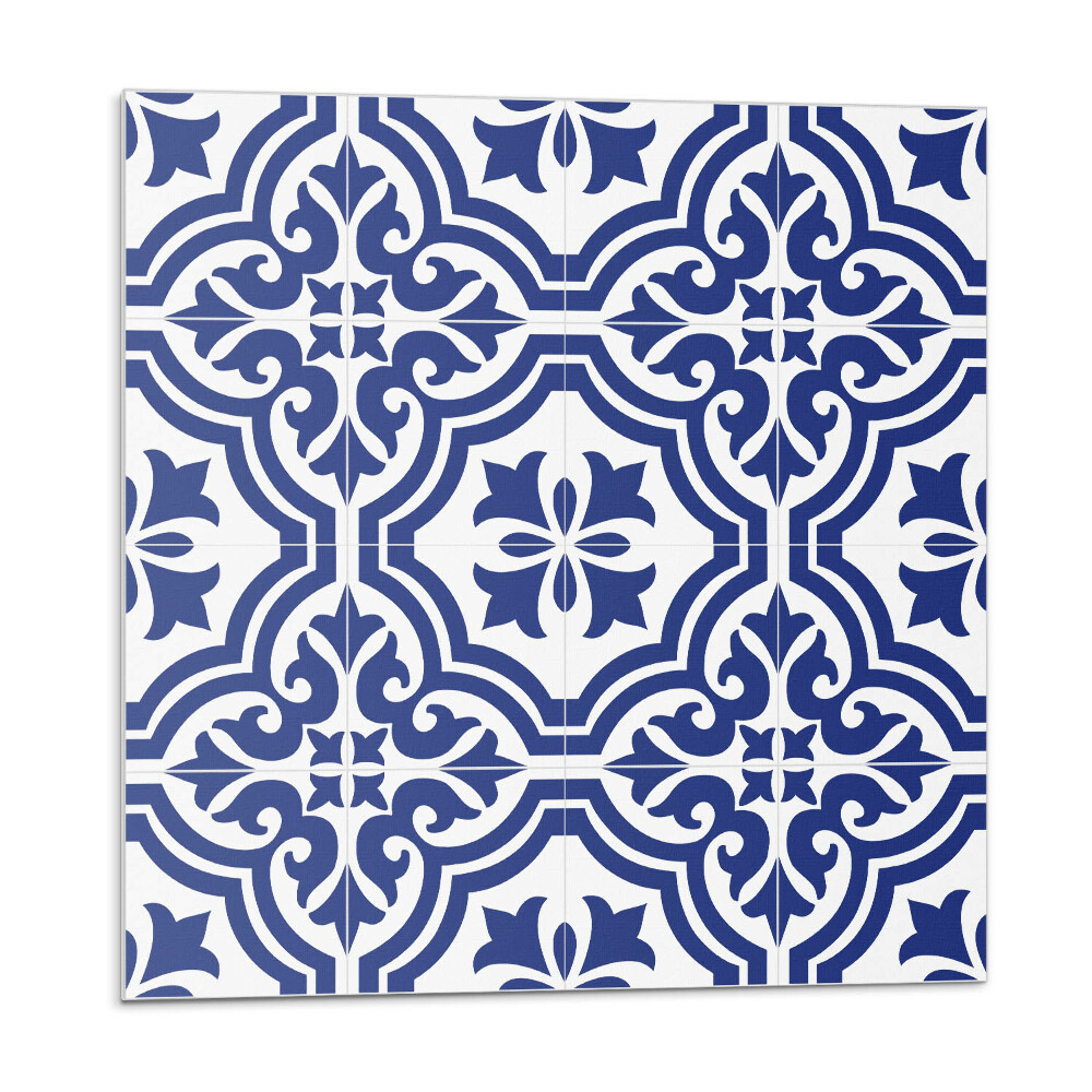 Nástěnný panel Rostlinné vzory v kachlových aranžmá