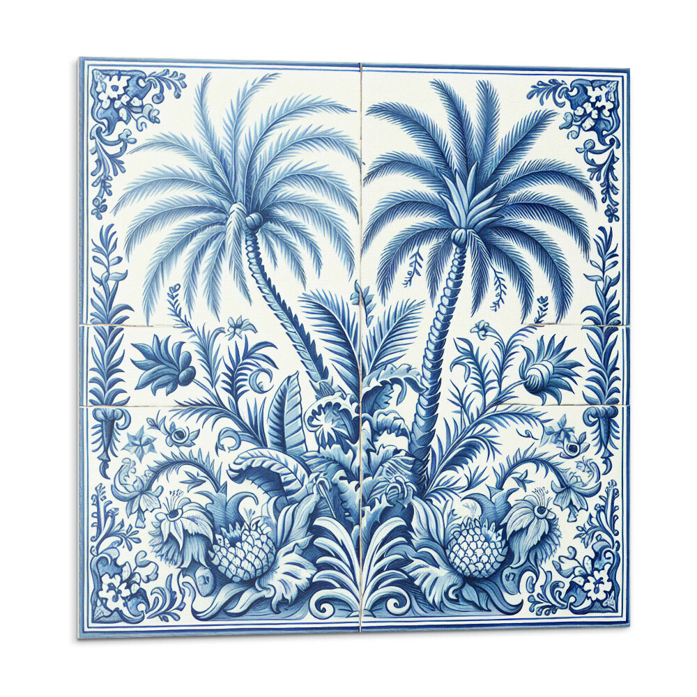 Nástěnný panel Motiv exotických rostlin