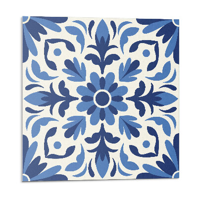 Obkladový panel Květinový motiv se zelenými listy