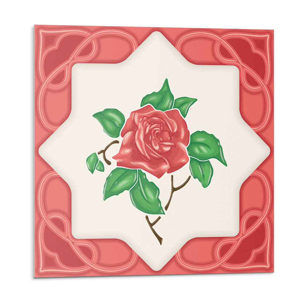 Nástěnný panel Květinové aranžmá v elegantním rámu