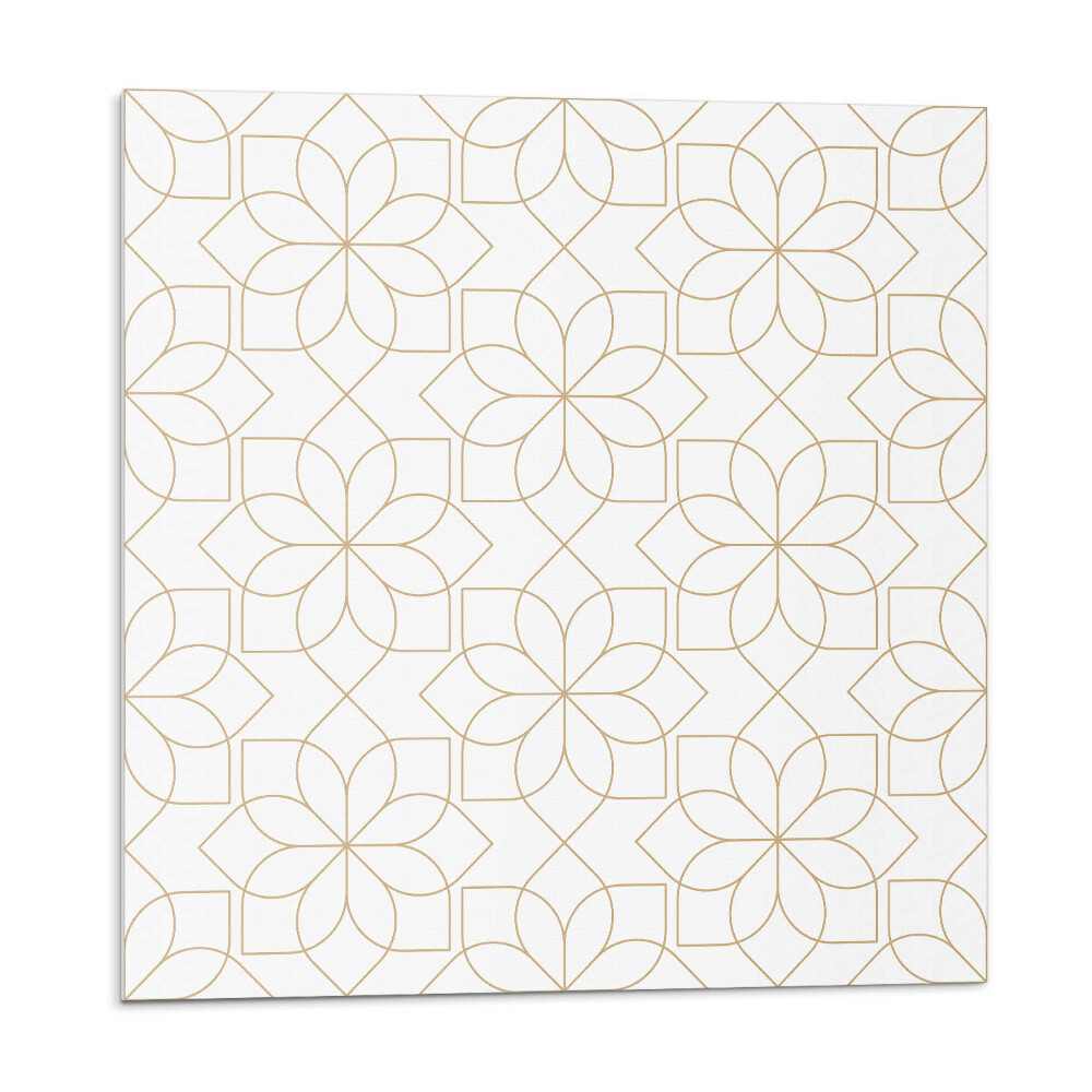 Nástěnný panel Květinová geometrie v moderním stylu