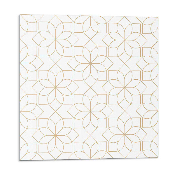 Nástěnný panel Květinová geometrie v moderním stylu