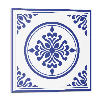 Panel na zeď Kulatý motiv s květinovými akcenty