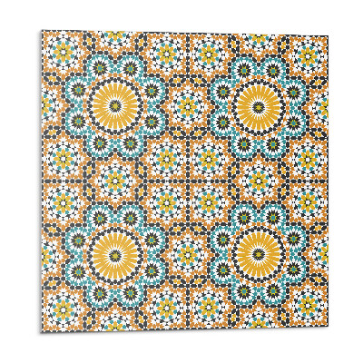 Obkladový panel Mozaikový motiv s květinovými akcenty