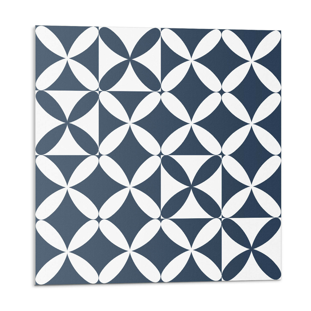 Obkladový panel Květinový motiv v geometrických tvarech