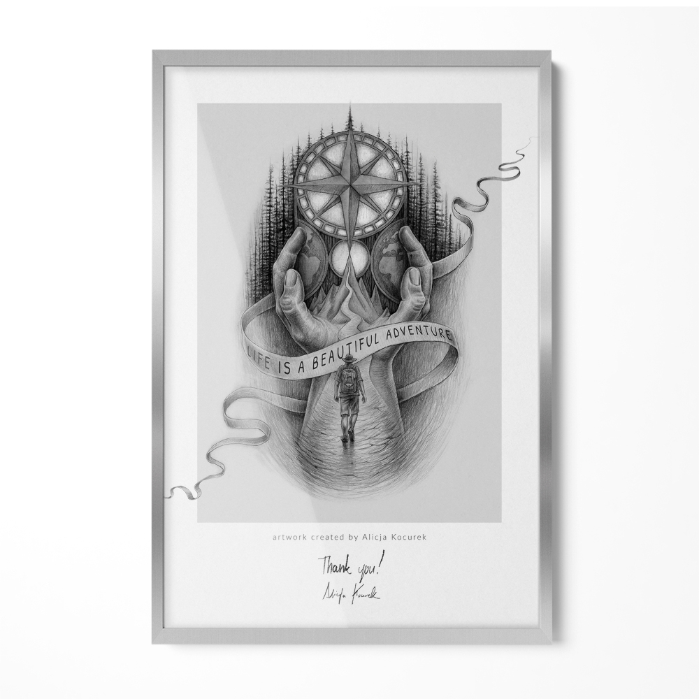 Stříbrný klasický fotorámeček 40x60