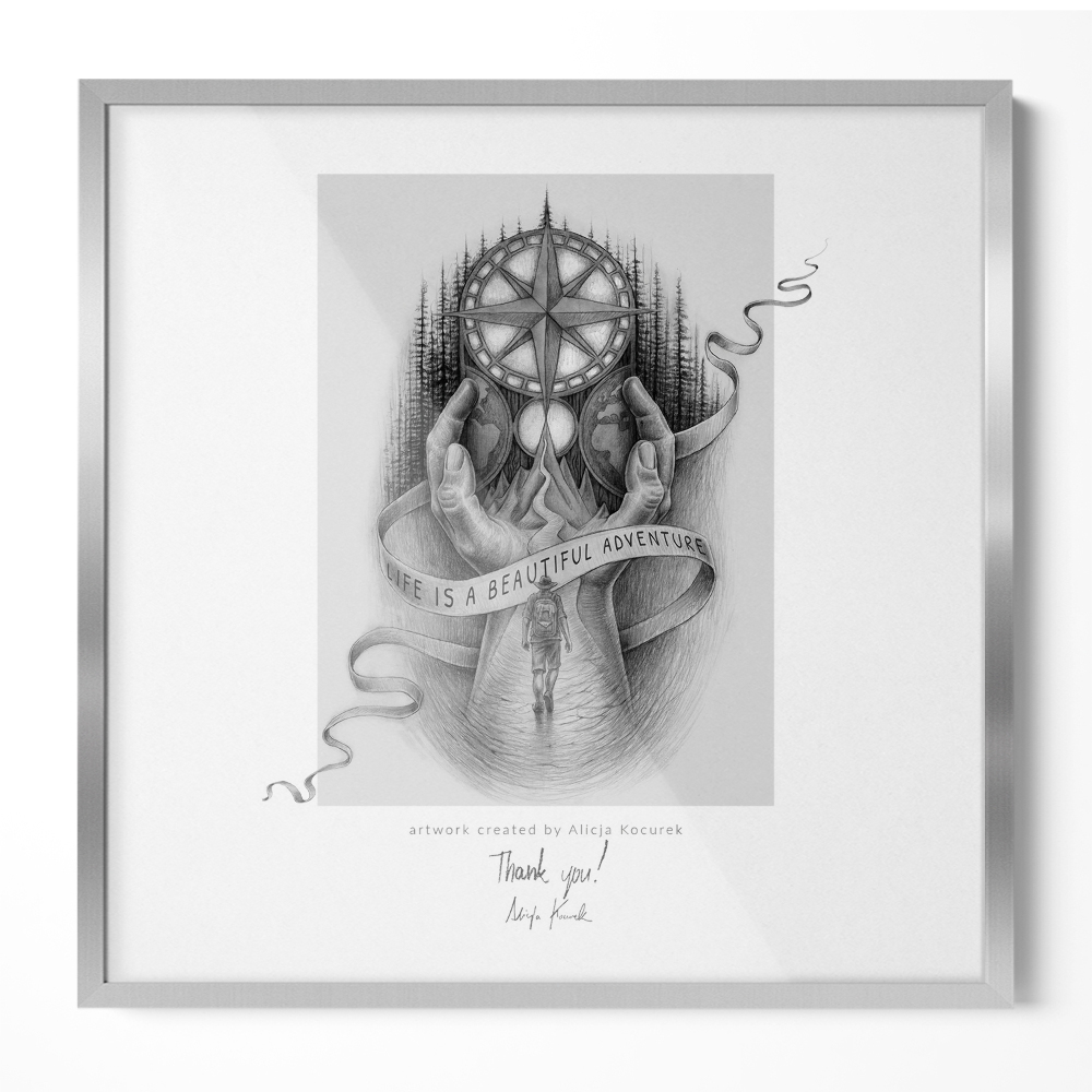 Elegantní stříbrný fotorámeček 50x50