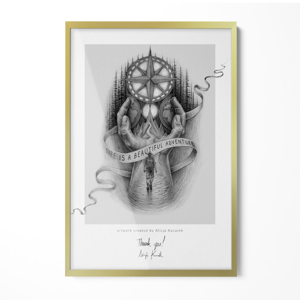 Zlatý fotorámeček 40x60 cm