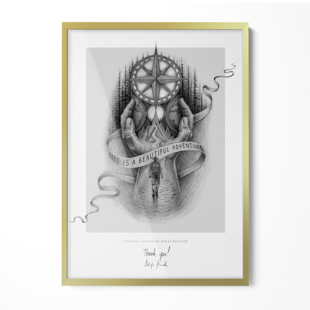 Dekorativní fotorámeček zlatý 70x100 cm