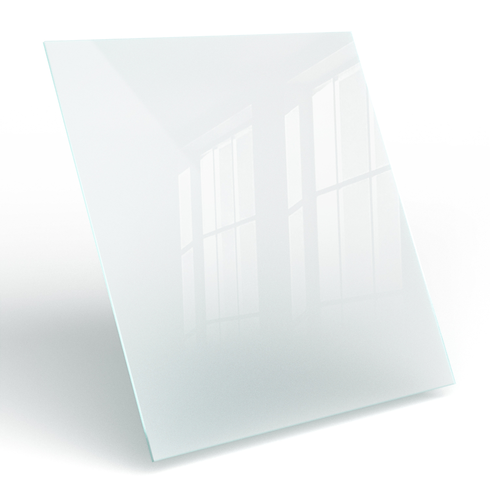 Čtvercová průsvitná deska stolu