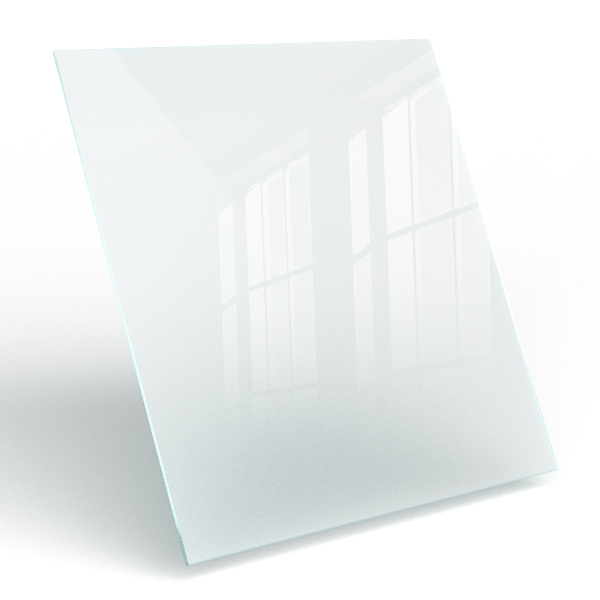 Čtvercová průsvitná deska stolu