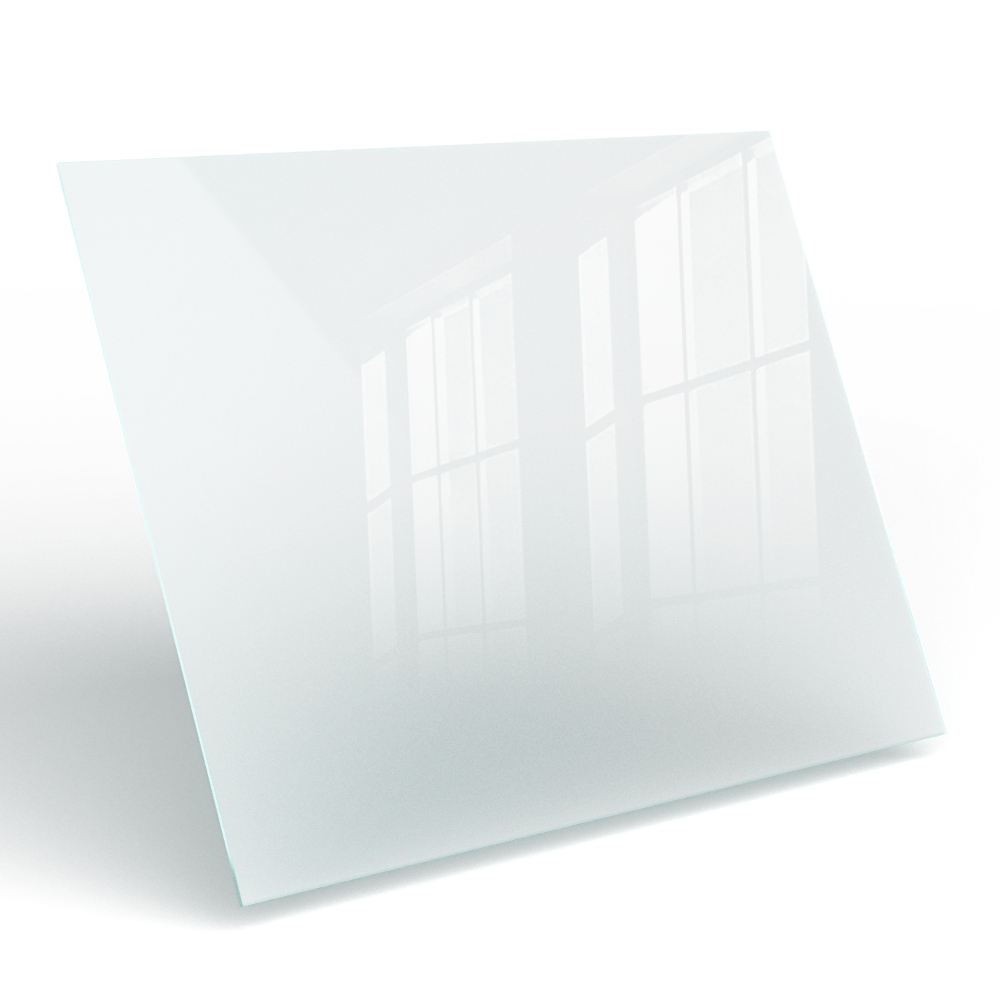 Obdélníková deska stolu průsvitná