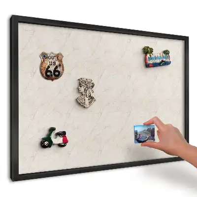 Magnetická kuchyňská tabule Béžový mramor s jemnými žilkami