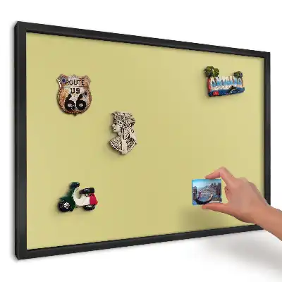 Magnetická tabule Intenzivní minimalistická žlutá