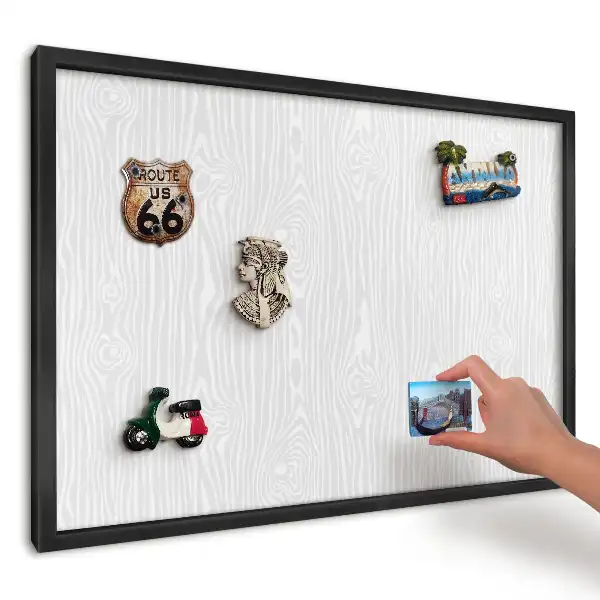 Magnetická tabule do kuchyně s motivem moderního dřeva
