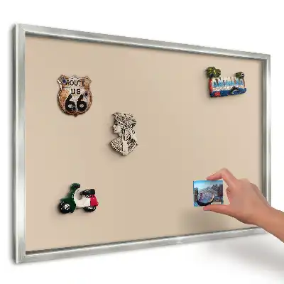 Magnetická tabule v elegantní světle béžové barvě