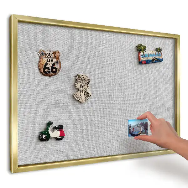 Magnetická nástěnka v elegantní šedé textuře