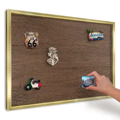 Magnetická tabule na magnety Teplé dřevo s čirou kresbou