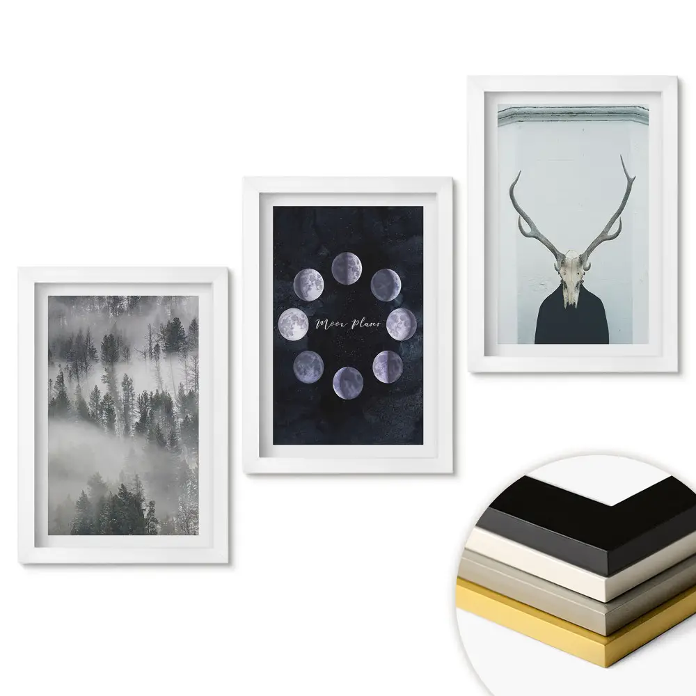 Triptych v rámu Kouzlo přírody a tajemné symboly