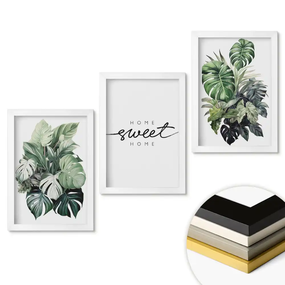 Triptych v rámu Zelená oáza