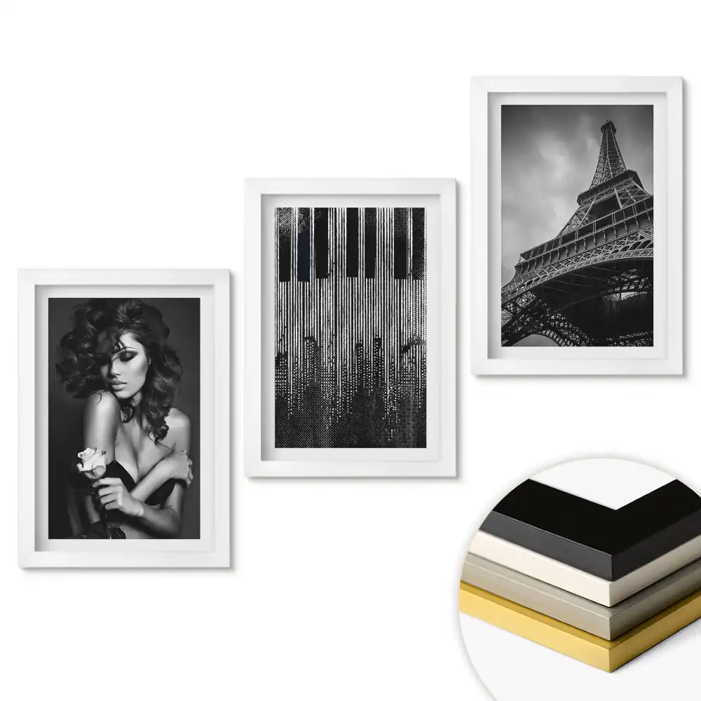 Triptych v rámu Elegance umění a architektura
