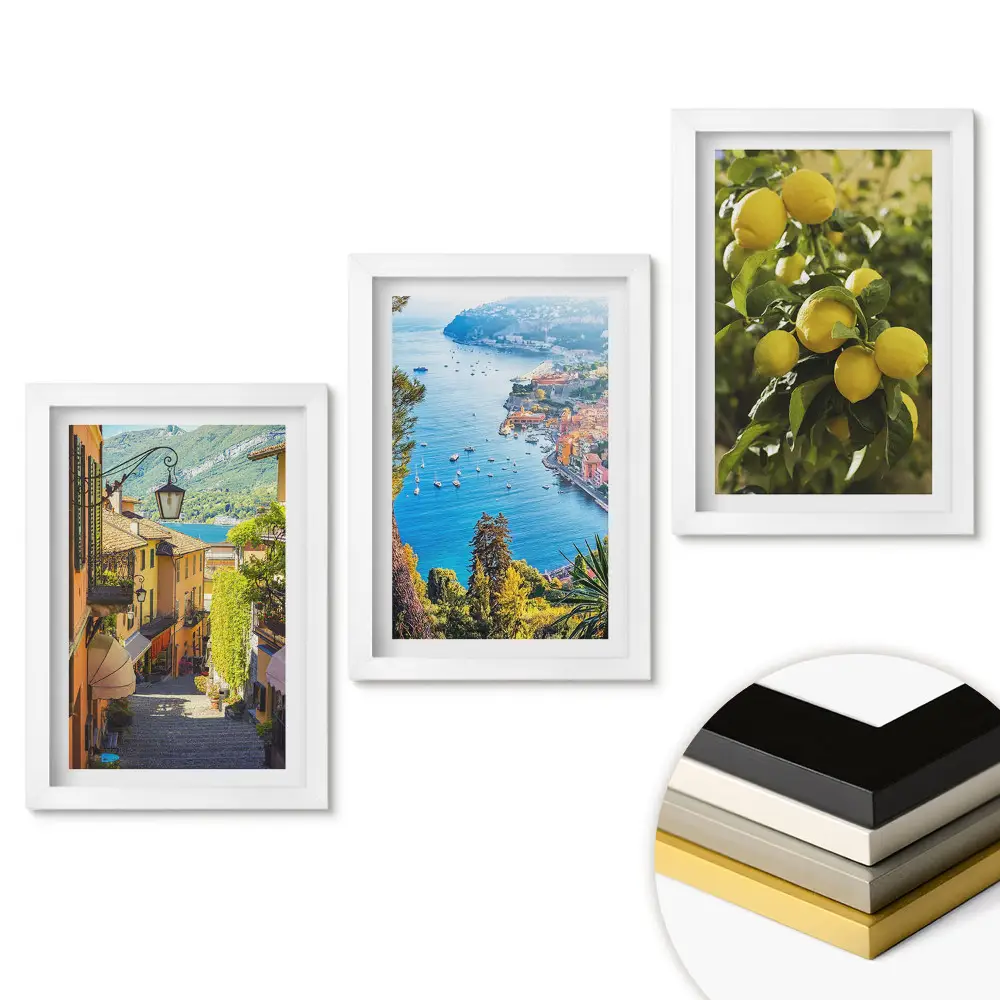 Triptych v rámu Malebné výhledy z okouzlujících míst
