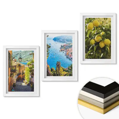 Triptych v rámu Malebné výhledy z okouzlujících míst