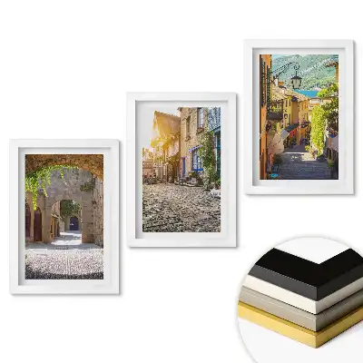 Triptych v rámu Okouzlující uličky a malebné výhledy