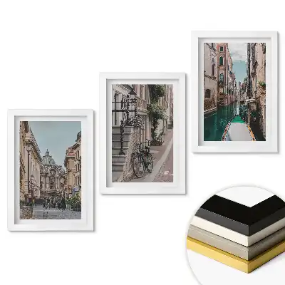 Triptych v rámu Okouzlující uličky evropských měst