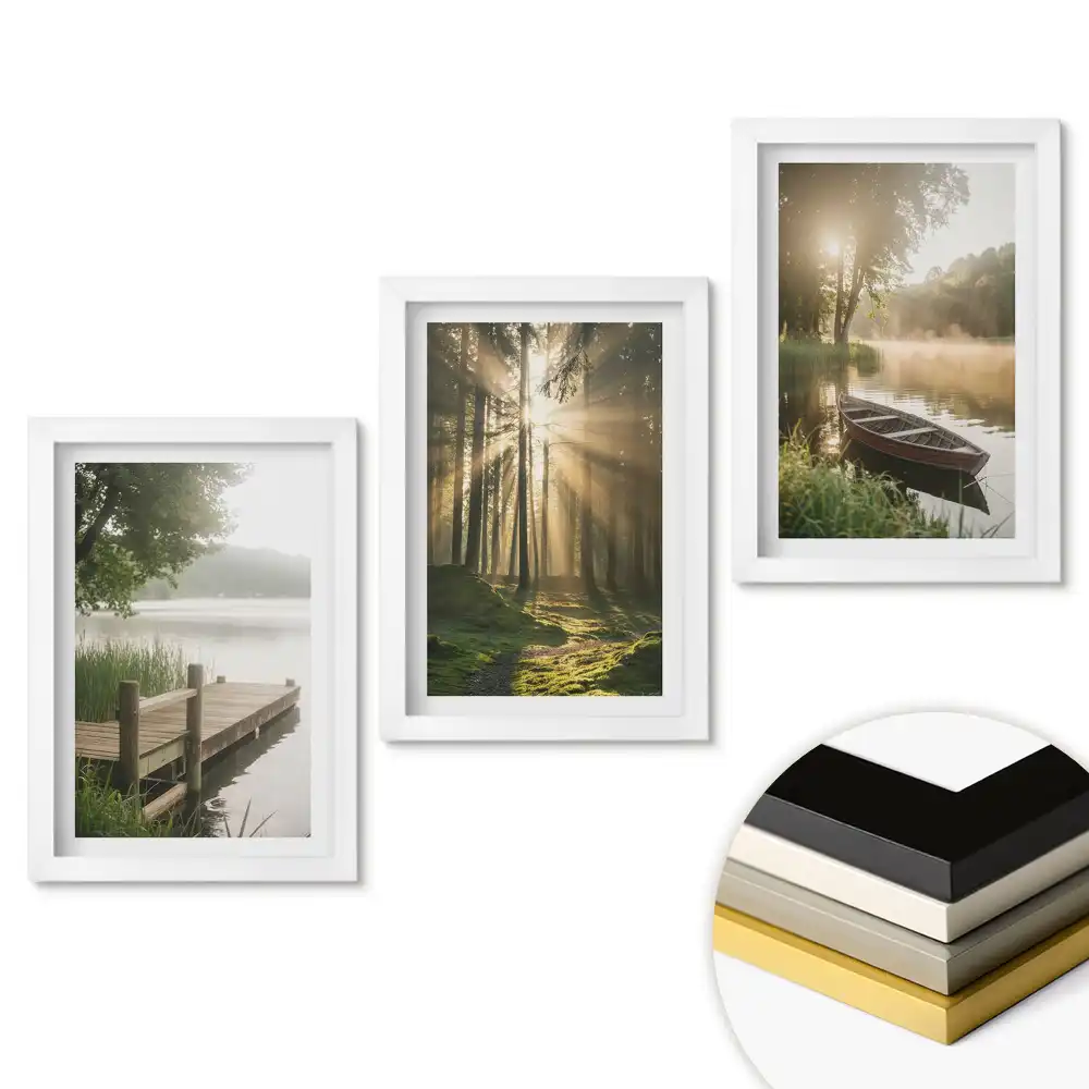 Triptych v rámu Klid přírody